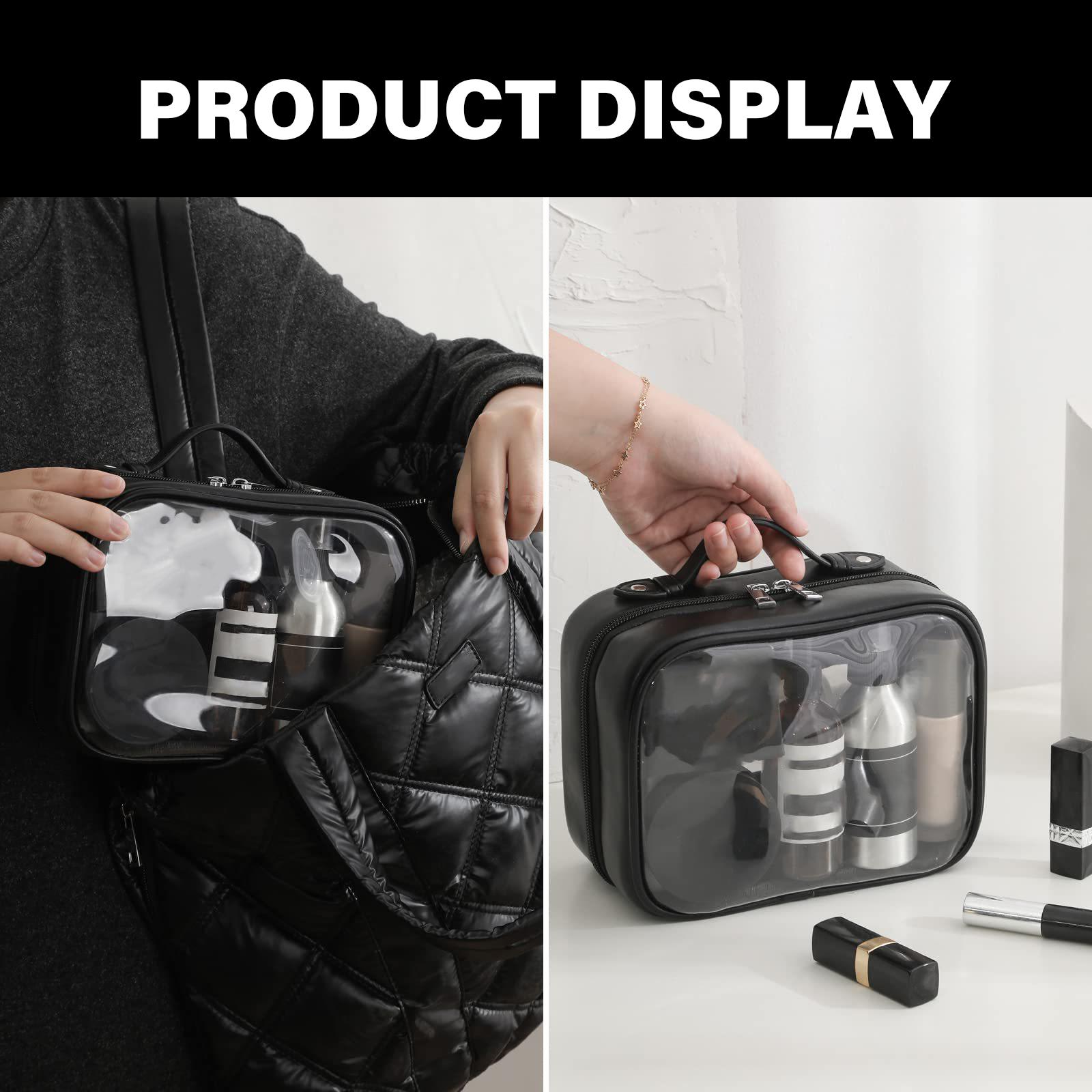 Multifunctional Cosmetic Case Portable Clear Makeup Bag Waterproof Toiletry Organizer with Double Layered for Travel рожевий
Multifunctional Cosmetic Case Portable Clear Makeup Bag Waterproof Toiletry Organizer with Double Layered for Travel рожевий
