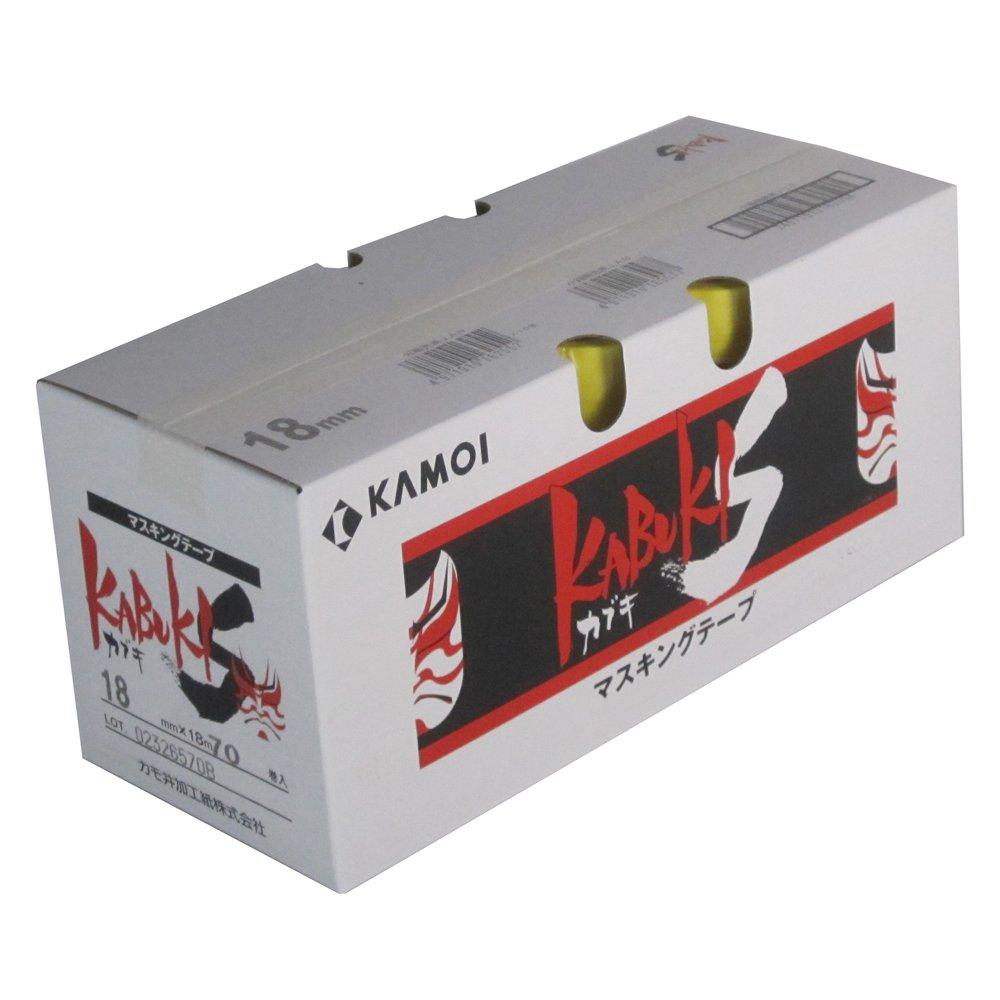 Kamoi Kakoshi Kamoi Masking Tape 18mm x 18M 70 rolls Vehicle/Architectural Kabuki-S жовтий
Kamoi Kakoshi Kamoi Masking Tape 18mm x 18M 70 rolls Vehicle/Architectural Kabuki-S жовтий