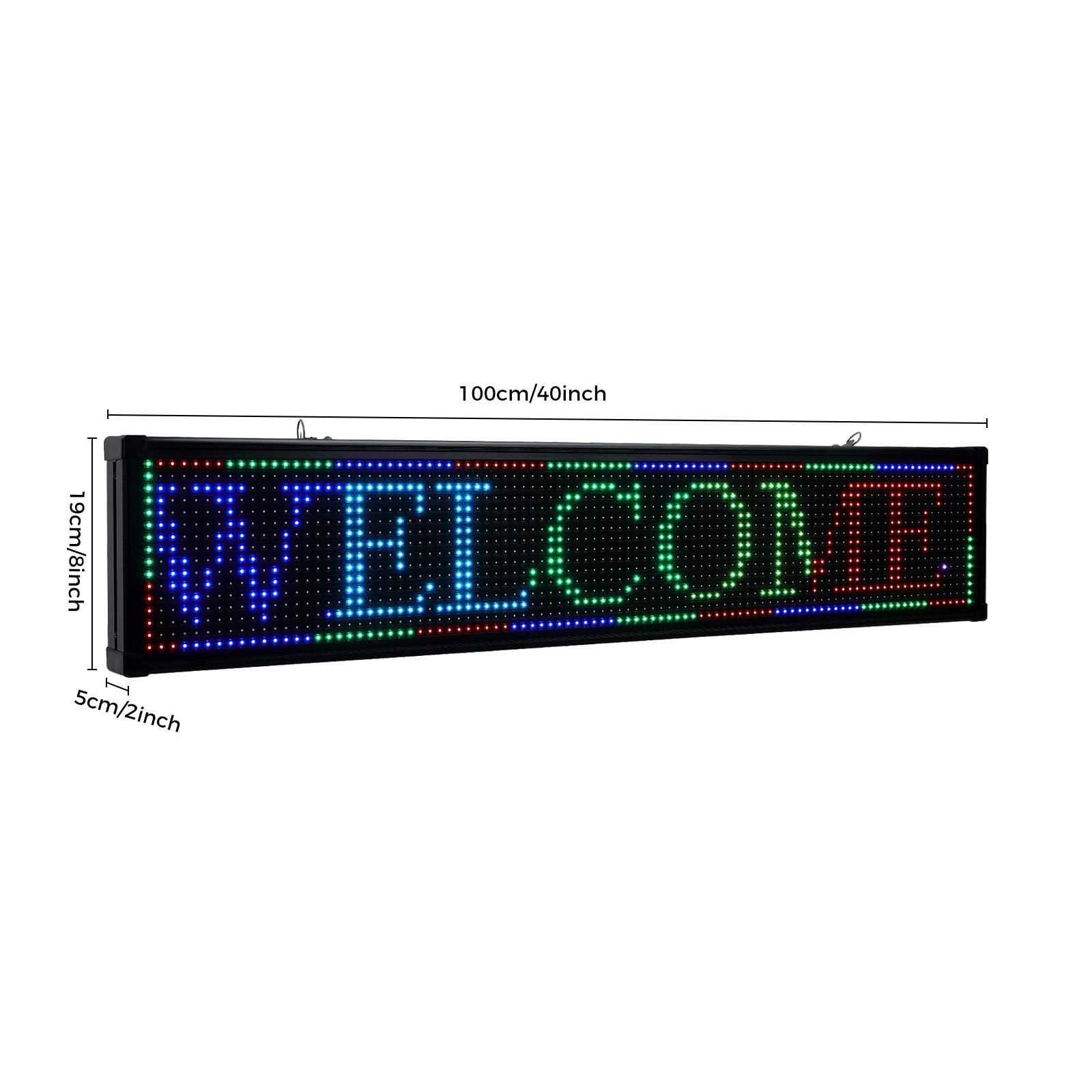 High Brightness Outdoor LED Sign Programmable Scrolling Message Display Board for Commercial Advertising Super Dense Wicks United States
High Brightness Outdoor LED Sign Programmable Scrolling Message Display Board for Commercial Advertising Super Dense Wicks United States