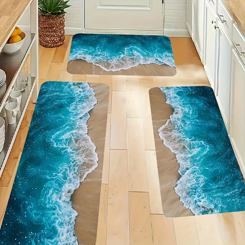 Summer Beach Wave Kitchen Floormat Home Decor Non-slip Kitchen Hallway Balcony Rugs Bathroom Foot Pad Bedroom Door Mat 40x60cm 16x24inch
Summer Beach Wave Kitchen Floormat Home Decor Non-slip Kitchen Hallway Balcony Rugs Bathroom Foot Pad Bedroom Door Mat 40x60cm 16x24inch
