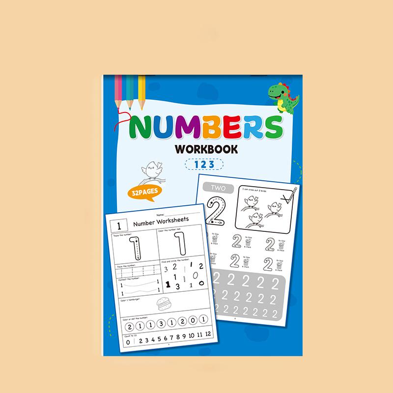 32Pages Digital Workbook: Interactive Math Activity Book for Preschool – Features Digital Tracking, Counting & Coloring Games
32Pages Digital Workbook: Interactive Math Activity Book for Preschool – Features Digital Tracking, Counting & Coloring Games