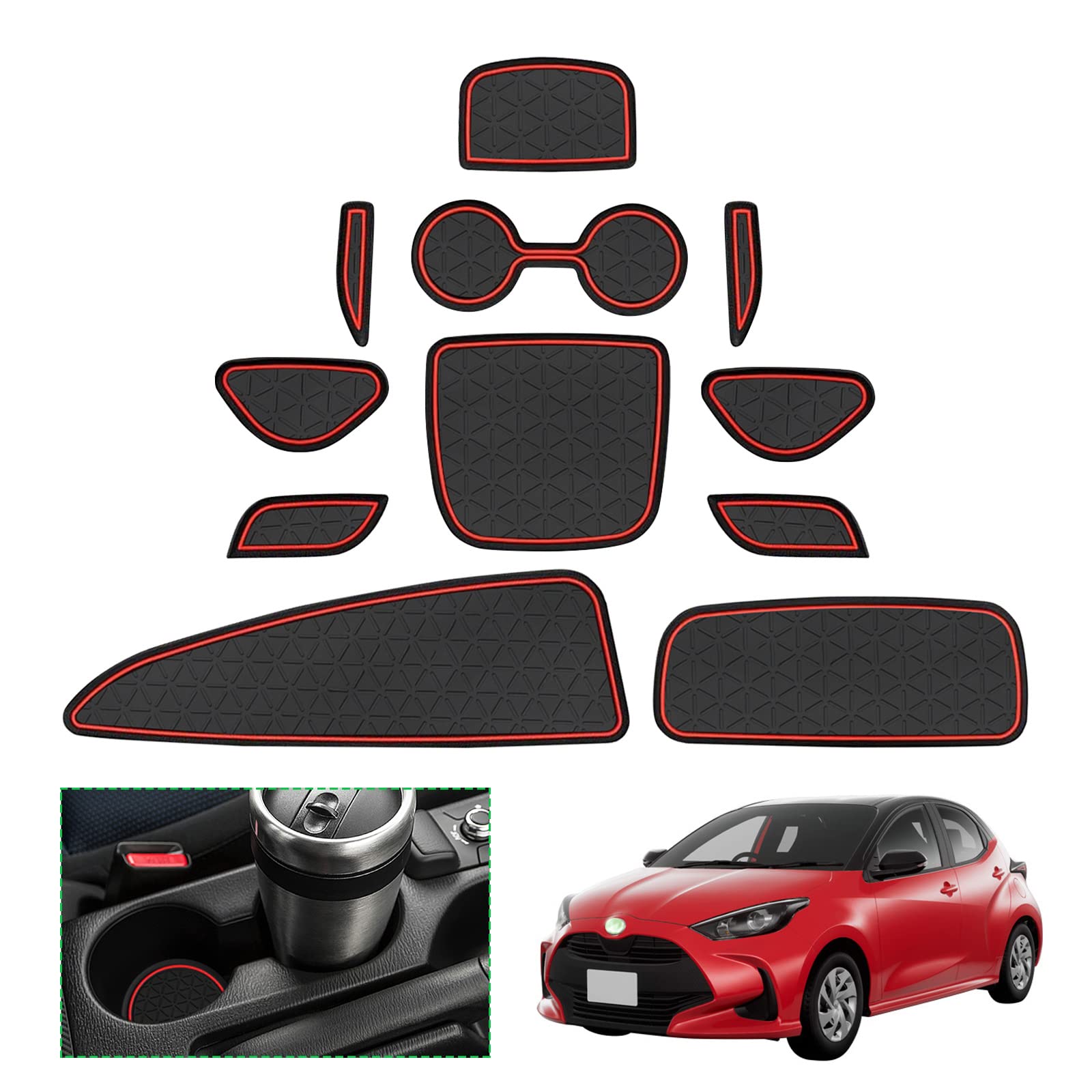 GAFAT Toyota Yaris Кишеня для дверей 4-го покоління Гума Звукоізоляція Гумова Килимок для Yaris Підставка для напоїв Налаштування Водіння Бруд та з (Серія 10, Покоління, 2020-Наш час
GAFAT Toyota Yaris Кишеня для дверей 4-го покоління Гума Звукоізоляція Гумова Килимок для Yaris Підставка для напоїв Налаштування Водіння Бруд та з (Серія 10, Покоління, 2020-Наш час