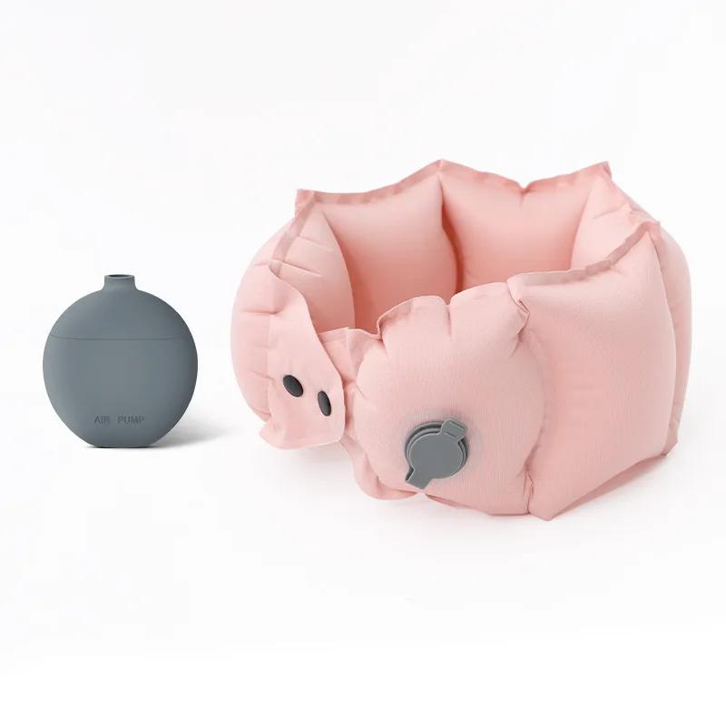 Neck Style Inflatable U-shaped Pillow with Inflatable Pot Portable Storage Travel Neck Pillow Long-distance Inflatable Pillow рожевий
Neck Style Inflatable U-shaped Pillow with Inflatable Pot Portable Storage Travel Neck Pillow Long-distance Inflatable Pillow рожевий