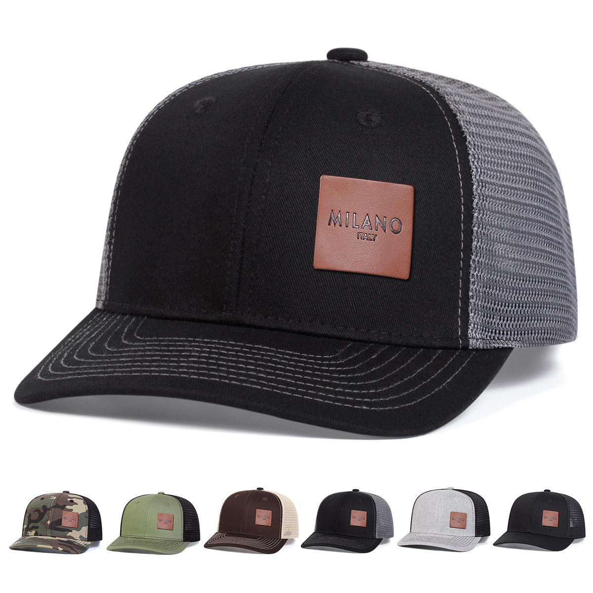 Unisex Brown MILANO Letter Leather Label Baseball Net Caps Spring Summer Outdoor Adjustable Casual Hats Dad Hat Sunscreen Hat коричневий
Unisex Brown MILANO Letter Leather Label Baseball Net Caps Spring Summer Outdoor Adjustable Casual Hats Dad Hat Sunscreen Hat коричневий