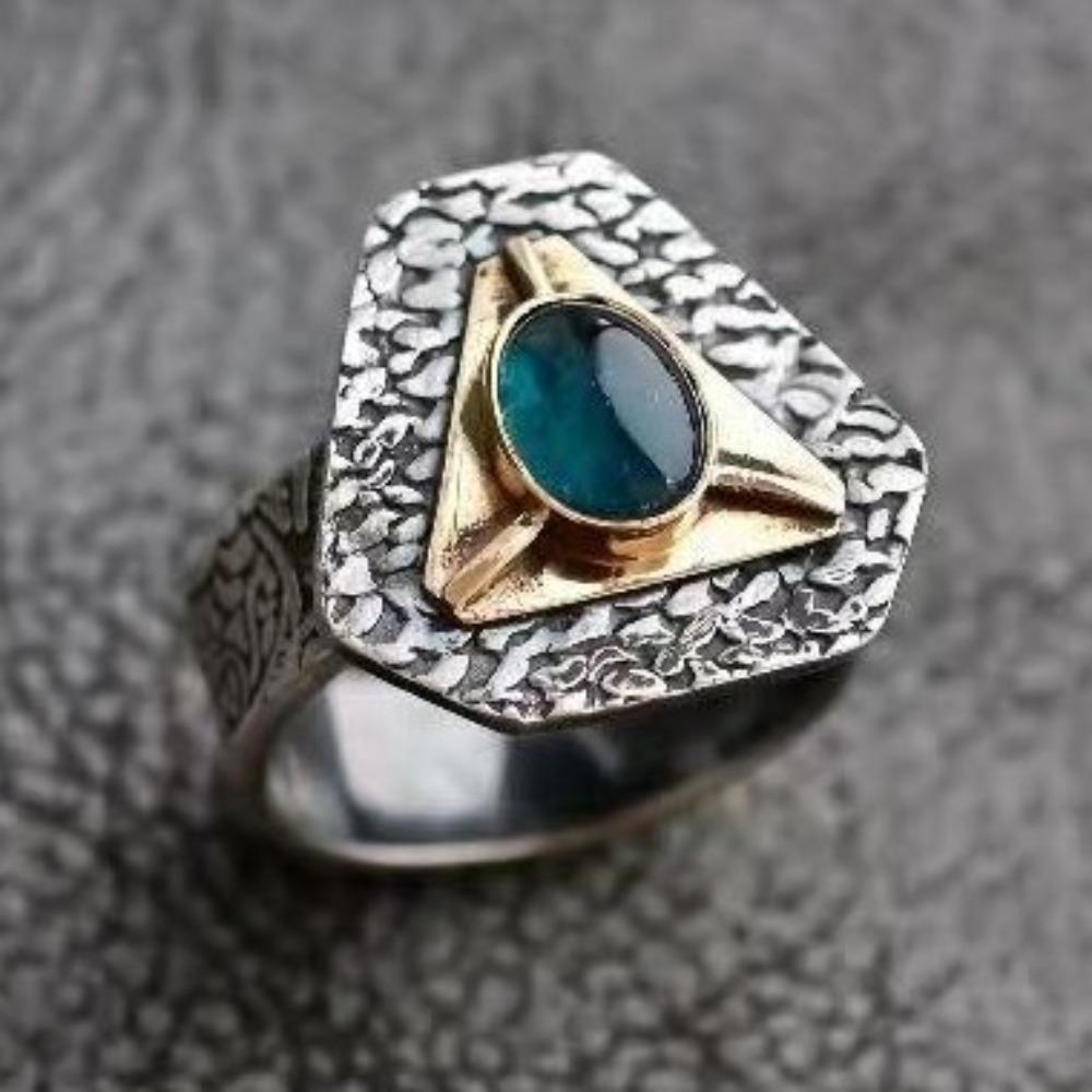 Luxury Vintage Pattern Oval Electroplating Two-color Vintage Ring Popular Jewelry Jurchen Supply No. 10
Luxury Vintage Pattern Oval Electroplating Two-color Vintage Ring Popular Jewelry Jurchen Supply No. 10