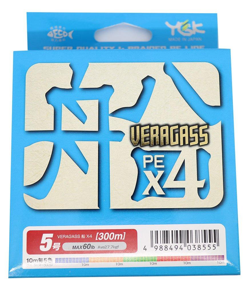 PE Line Veragas Boat X4 300m 60lb 5 colors X-Braid #5 4-strand
PE Line Veragas Boat X4 300m 60lb 5 colors X-Braid #5 4-strand