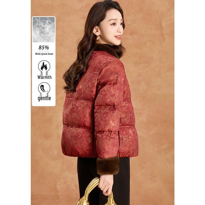 Kebai er Women s New Chinese Style Fur-Trimmed Down Jacket M
Kebai er Women s New Chinese Style Fur-Trimmed Down Jacket M