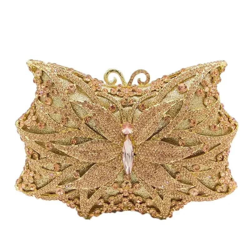 Bouotique De FGG Bling Women Silver Butterfly Clutch Evening Handbags Bridal Wedding Rhinestone Minaudiere Handbags and Purses Mini
Bouotique De FGG Bling Women Silver Butterfly Clutch Evening Handbags Bridal Wedding Rhinestone Minaudiere Handbags and Purses Mini