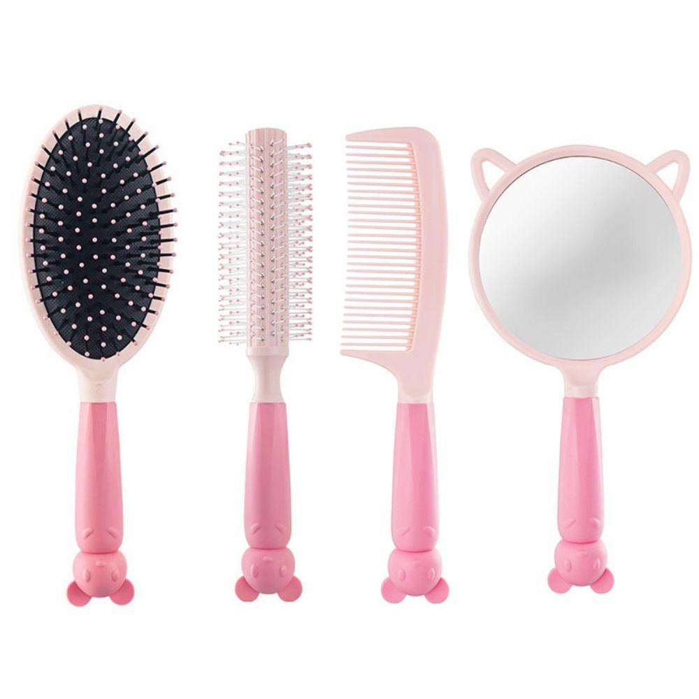 4pcs/set Anti-slip Massager Comb Mirror Set Candy Colors Makeup Mirror Hairbrush Set Salon синій
4pcs/set Anti-slip Massager Comb Mirror Set Candy Colors Makeup Mirror Hairbrush Set Salon синій