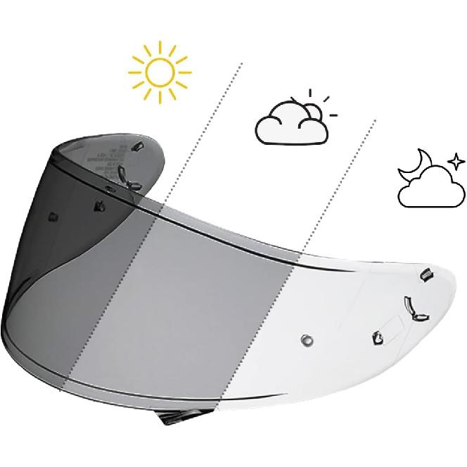 CWR-F2 Photochromic Shield Helmet Visor Replacement for RF-1400, Z8, NXR2 Motorcycle Helmets (Clear to Smoke) (CWR-F2) CWR-1
CWR-F2 Photochromic Shield Helmet Visor Replacement for RF-1400, Z8, NXR2 Motorcycle Helmets (Clear to Smoke) (CWR-F2) CWR-1