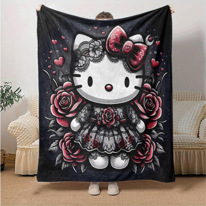 1pc Rose Hello Kitty Blanket, Soft Throw for Room Decor, Perfect Gift Idea for Family and Friend, Living Room, Travel, Camping, Car Blankets, Beach, O 130x150cm
1pc Rose Hello Kitty Blanket, Soft Throw for Room Decor, Perfect Gift Idea for Family and Friend, Living Room, Travel, Camping, Car Blankets, Beach, O 130x150cm