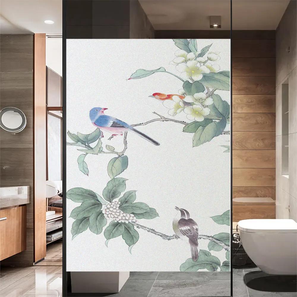 Static Cling Window Film Privacy Flowers And Birds Non Glue Frosted Glass Sticker Window Coverings for Homedecor 40x60cm
Static Cling Window Film Privacy Flowers And Birds Non Glue Frosted Glass Sticker Window Coverings for Homedecor 40x60cm