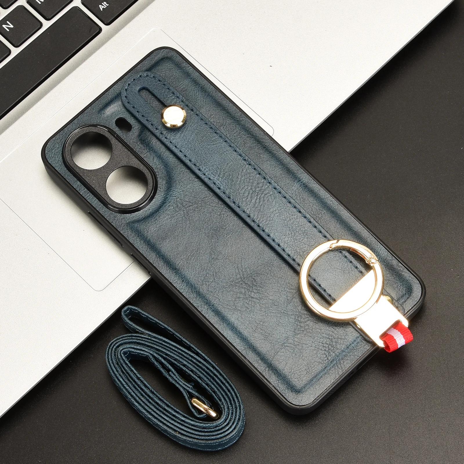 For POCO X7 Pro X 7 Wristband Leather Finger Ring Phone Case For Xiaomi POCO X7Pro Crossbody Lanyard Shockproof Back Cover POCO X7 Pro
For POCO X7 Pro X 7 Wristband Leather Finger Ring Phone Case For Xiaomi POCO X7Pro Crossbody Lanyard Shockproof Back Cover POCO X7 Pro