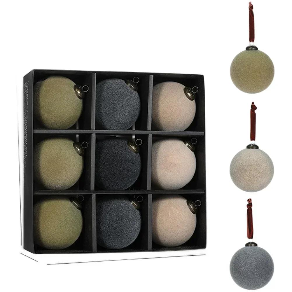 Flocked Balls Christmas Ornaments 8cm Diameter Comprehensive Tree Decorating 25.5*25.5*8cm Per Box For Christmas Tree
Flocked Balls Christmas Ornaments 8cm Diameter Comprehensive Tree Decorating 25.5*25.5*8cm Per Box For Christmas Tree
