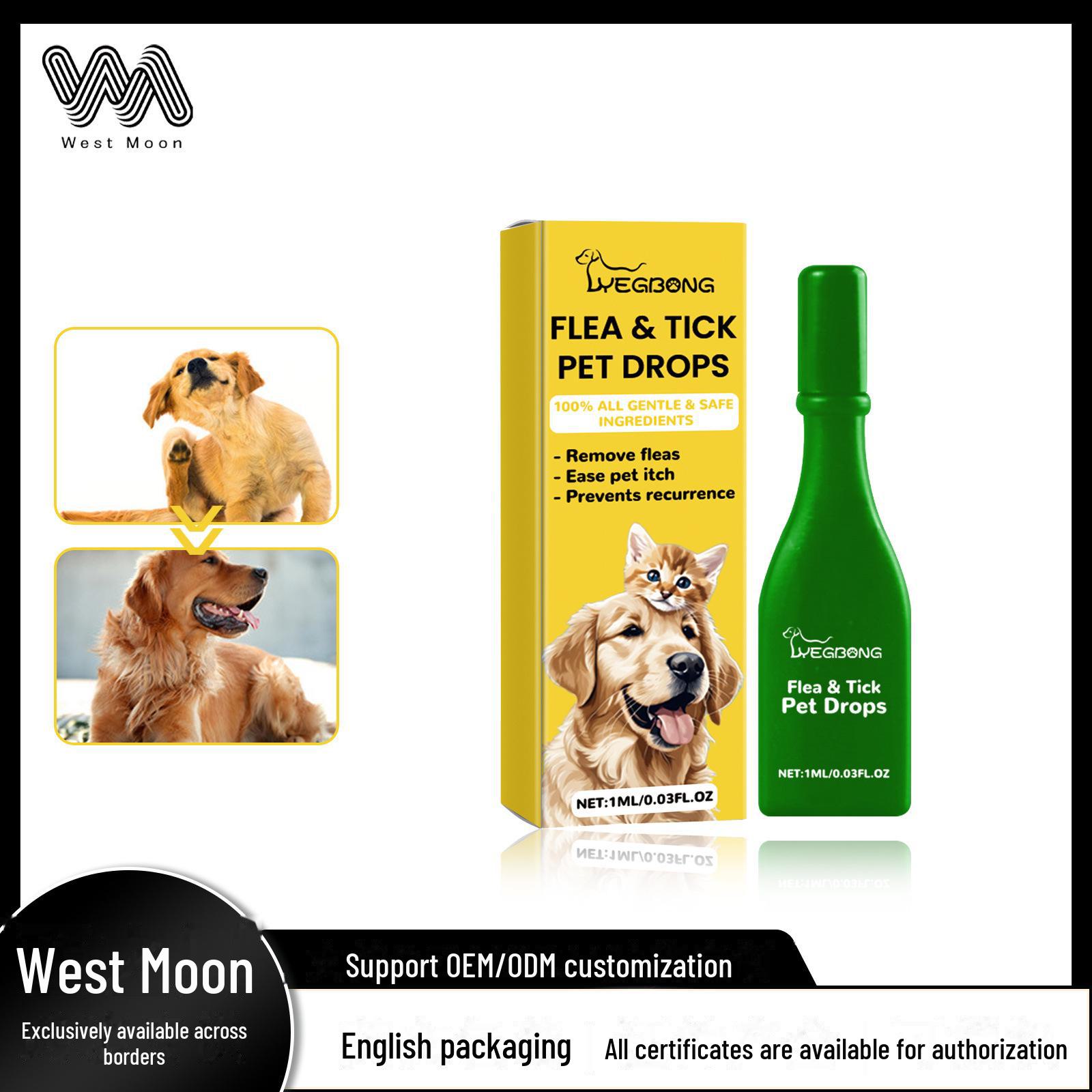Капли YEGBONG Pet Deworming Drops для кошек и собак - от блох, вшей, клещей и зуда 1ml; YEG02-A005-2-YE1
Капли YEGBONG Pet Deworming Drops для кошек и собак - от блох, вшей, клещей и зуда 1ml; YEG02-A005-2-YE1