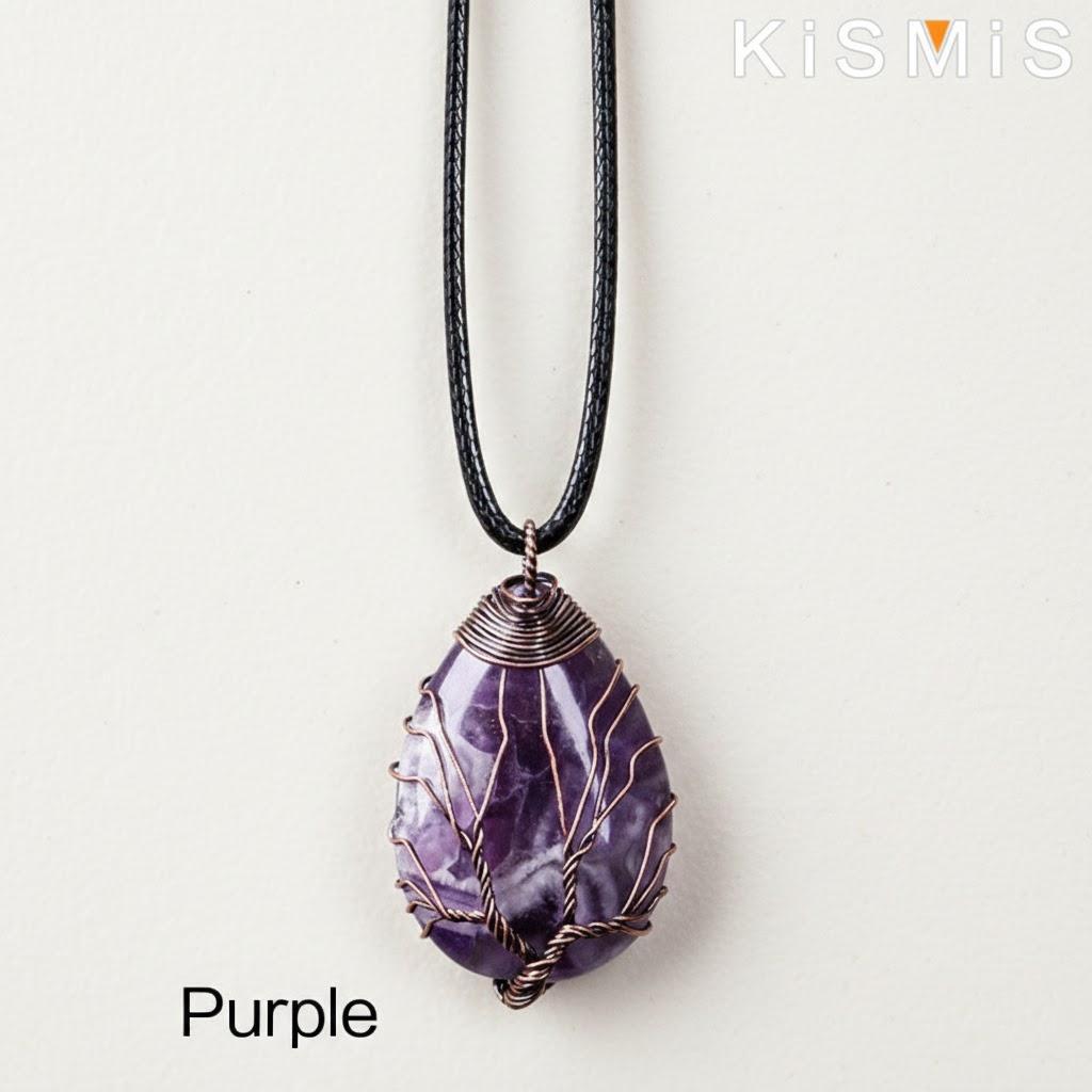 Natural Crystal Water Drop Pendant Necklace Winding Life Tree Design Popular Fashion Jewelry фіолетовий
Natural Crystal Water Drop Pendant Necklace Winding Life Tree Design Popular Fashion Jewelry фіолетовий