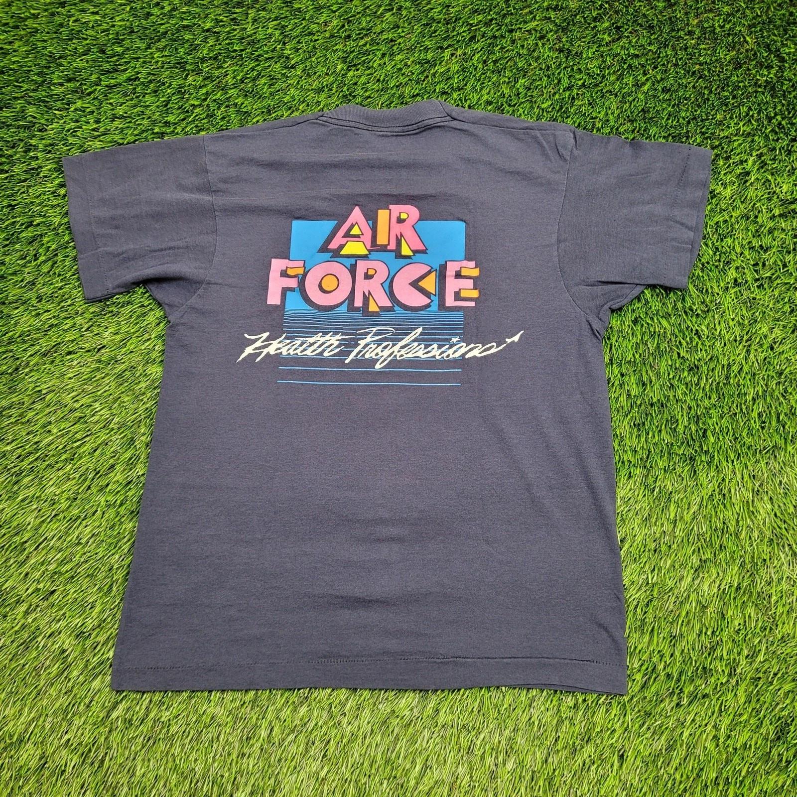 Vintage 80s Air-Force Health Professions Shirt Small 18x23 Faded Navy-Blue USA M
Vintage 80s Air-Force Health Professions Shirt Small 18x23 Faded Navy-Blue USA M