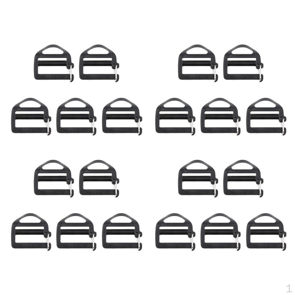 4x 5pcs Plastic Buckles 1 Inch Fasteners for Webbing Strap Collars Belt Harness Backpack
4x 5pcs Plastic Buckles 1 Inch Fasteners for Webbing Strap Collars Belt Harness Backpack