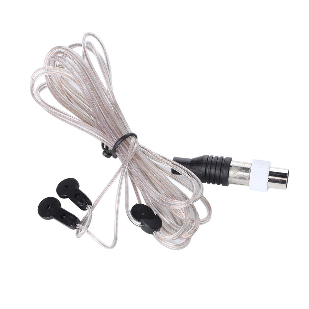 2 Meter 6.6 Feet -108 FM Radio Cable with Female Connector for FM TV Reception, Plastic, Metal
2 Meter 6.6 Feet -108 FM Radio Cable with Female Connector for FM TV Reception, Plastic, Metal