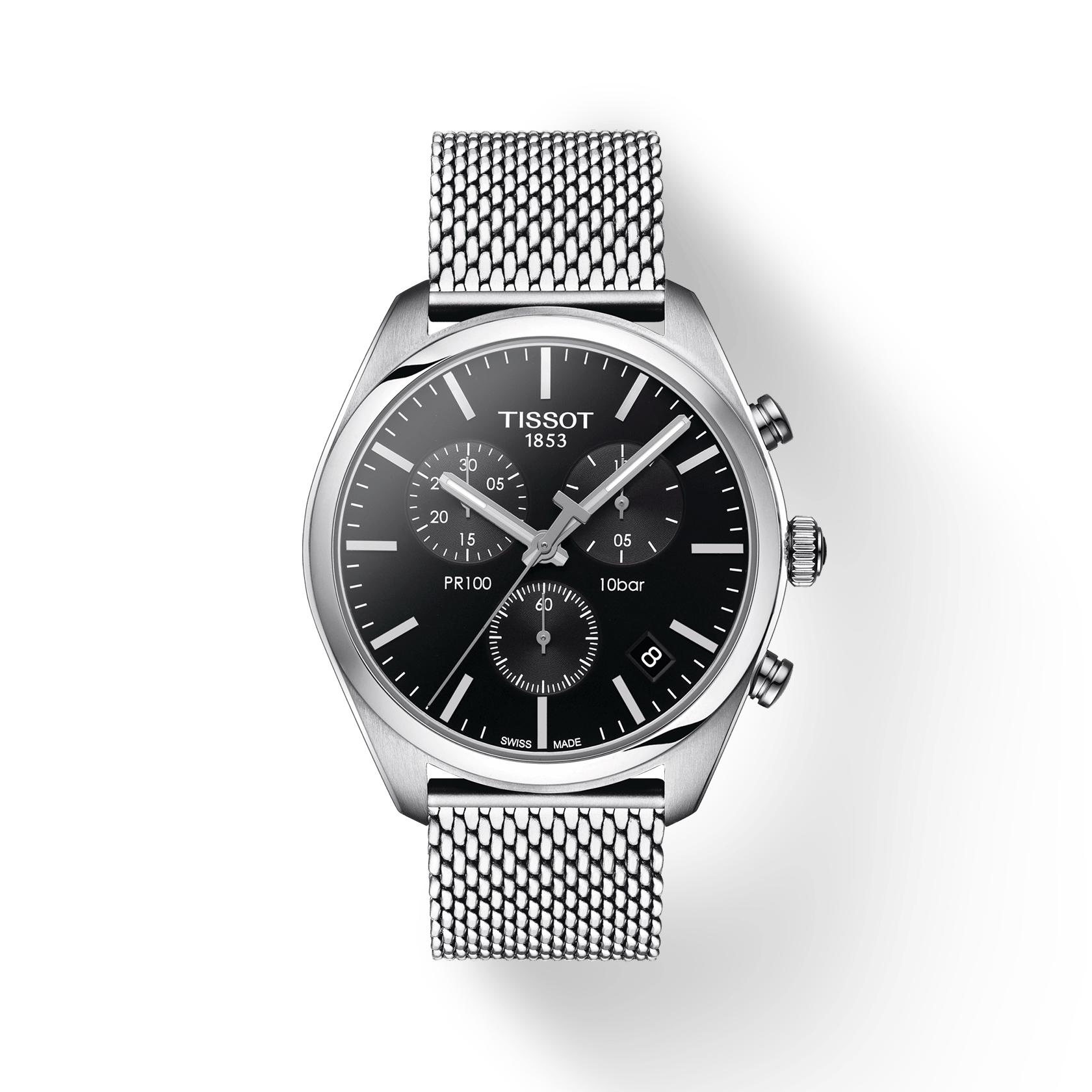 Чоловічий модний годинник Tissot з нержавіючої сталі, чорний циферблат T101.417.11.051.01 чорний
Чоловічий модний годинник Tissot з нержавіючої сталі, чорний циферблат T101.417.11.051.01 чорний