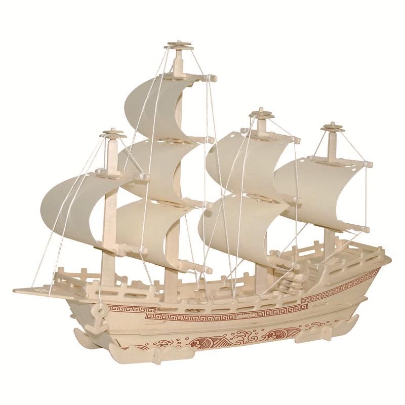 DIY Wooden Ancient Sailing Ship Model - Handmade Silk Merchant Vessel 3D Puzzle for Adults
DIY Wooden Ancient Sailing Ship Model - Handmade Silk Merchant Vessel 3D Puzzle for Adults