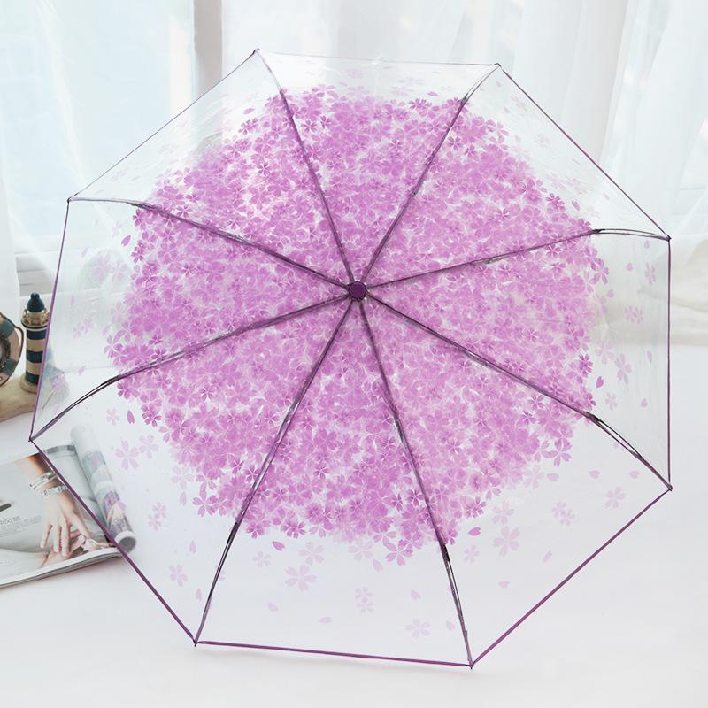 Зонт складной милый мини свежий простой сен серии вишневый прозрачный зонтик
Зонт складной милый мини свежий простой сен серии вишневый прозрачный зонтик