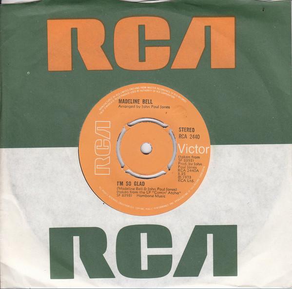 7-дюймовая пластинка MADELINE BELL Im So Glad RCA2440 RCA Victor 1973 Великобритания Рок Б/у
7-дюймовая пластинка MADELINE BELL Im So Glad RCA2440 RCA Victor 1973 Великобритания Рок Б/у