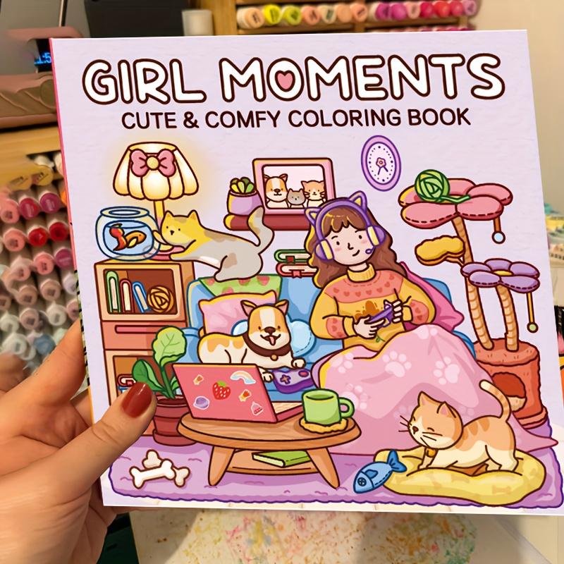 New Adult Coloring Book, 40 Pages of Illustration Design: Featuring The Happy Daily Life of A Single Woman,An Ideal Way To Relax
New Adult Coloring Book, 40 Pages of Illustration Design: Featuring The Happy Daily Life of A Single Woman,An Ideal Way To Relax