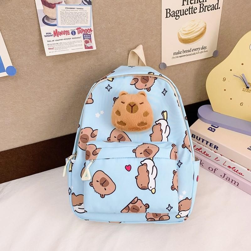 Симпатичный школьный рюкзак большой емкости, моющийся, водонепроницаемый, универсальный, дышащий, с подкладкой для спины, дорожная сумка с рисунком для школьников синий
Симпатичный школьный рюкзак большой емкости, моющийся, водонепроницаемый, универсальный, дышащий, с подкладкой для спины, дорожная сумка с рисунком для школьников синий