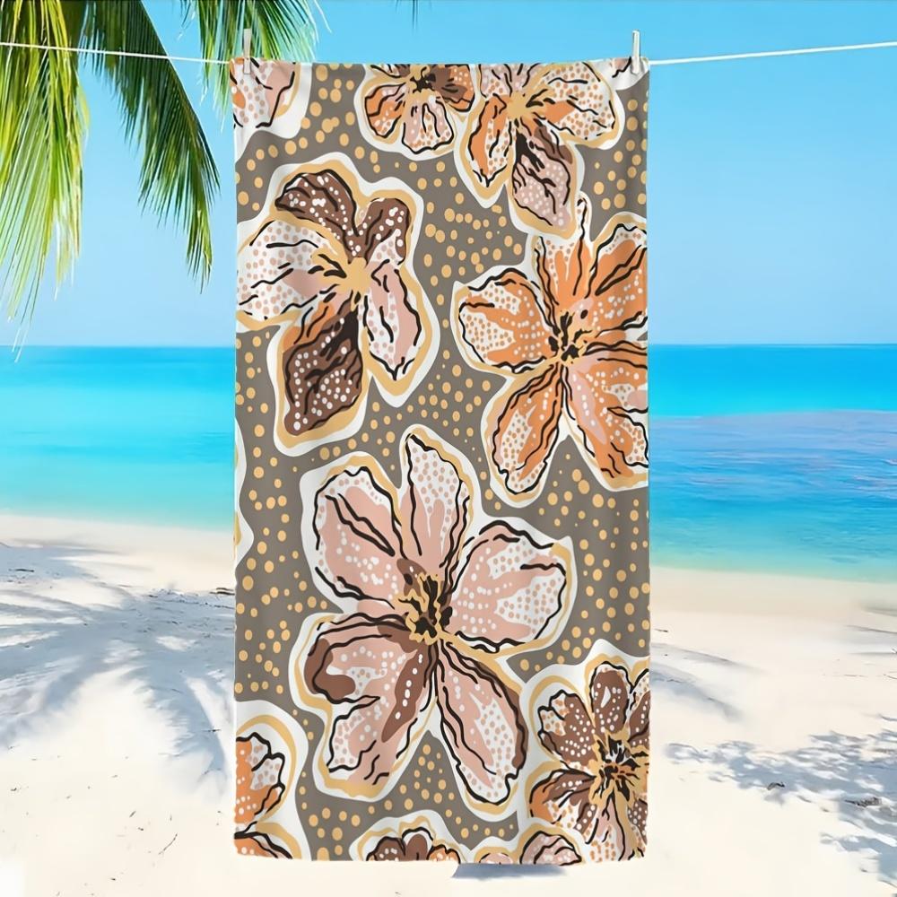 Vintage Floral Beach Towel Microfiber Quick Dry Soft Machine Washable Yoga Travel Swimming Camping Swimming Pool Vacation W30*H60(CM)
Vintage Floral Beach Towel Microfiber Quick Dry Soft Machine Washable Yoga Travel Swimming Camping Swimming Pool Vacation W30*H60(CM)
