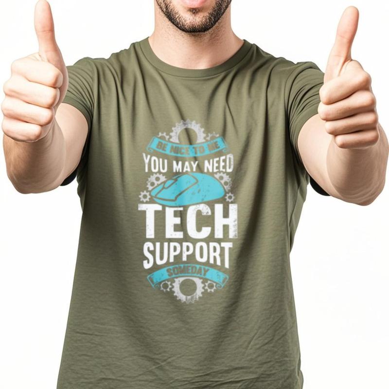 Breathable For men summer tshirt Big size Teeshirts Be Nice To Me You May Need Tech Support Someday Classic Teenagers Tshirt 4XL
Breathable For men summer tshirt Big size Teeshirts Be Nice To Me You May Need Tech Support Someday Classic Teenagers Tshirt 4XL