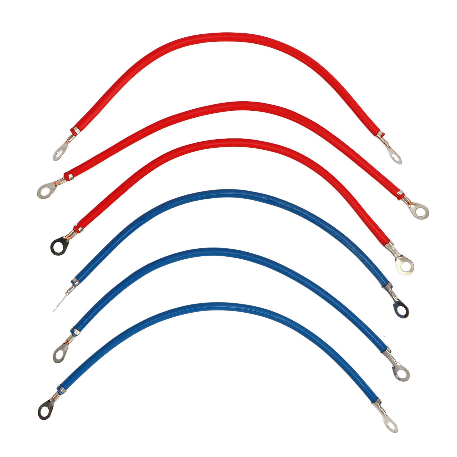 6PCS Battery Inverter Cables 25cm Pure Copper Tinned Lug Oxidation Resistance Power Inverter Wires
6PCS Battery Inverter Cables 25cm Pure Copper Tinned Lug Oxidation Resistance Power Inverter Wires
