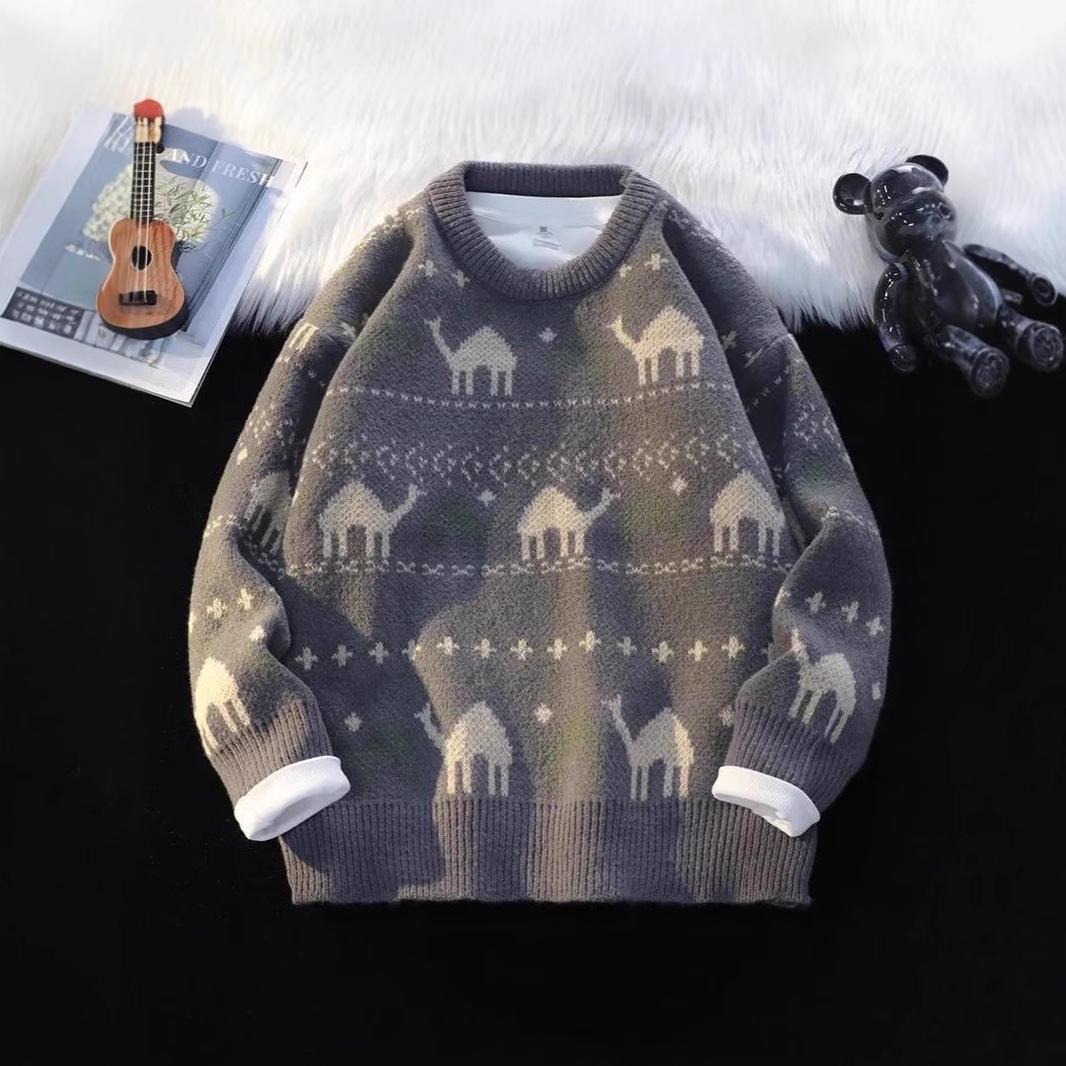 Men s Thickened Knit Pullover: Versatile, Warm, Slightly Loose Fit for Autumn & Winter XL
Men s Thickened Knit Pullover: Versatile, Warm, Slightly Loose Fit for Autumn & Winter XL