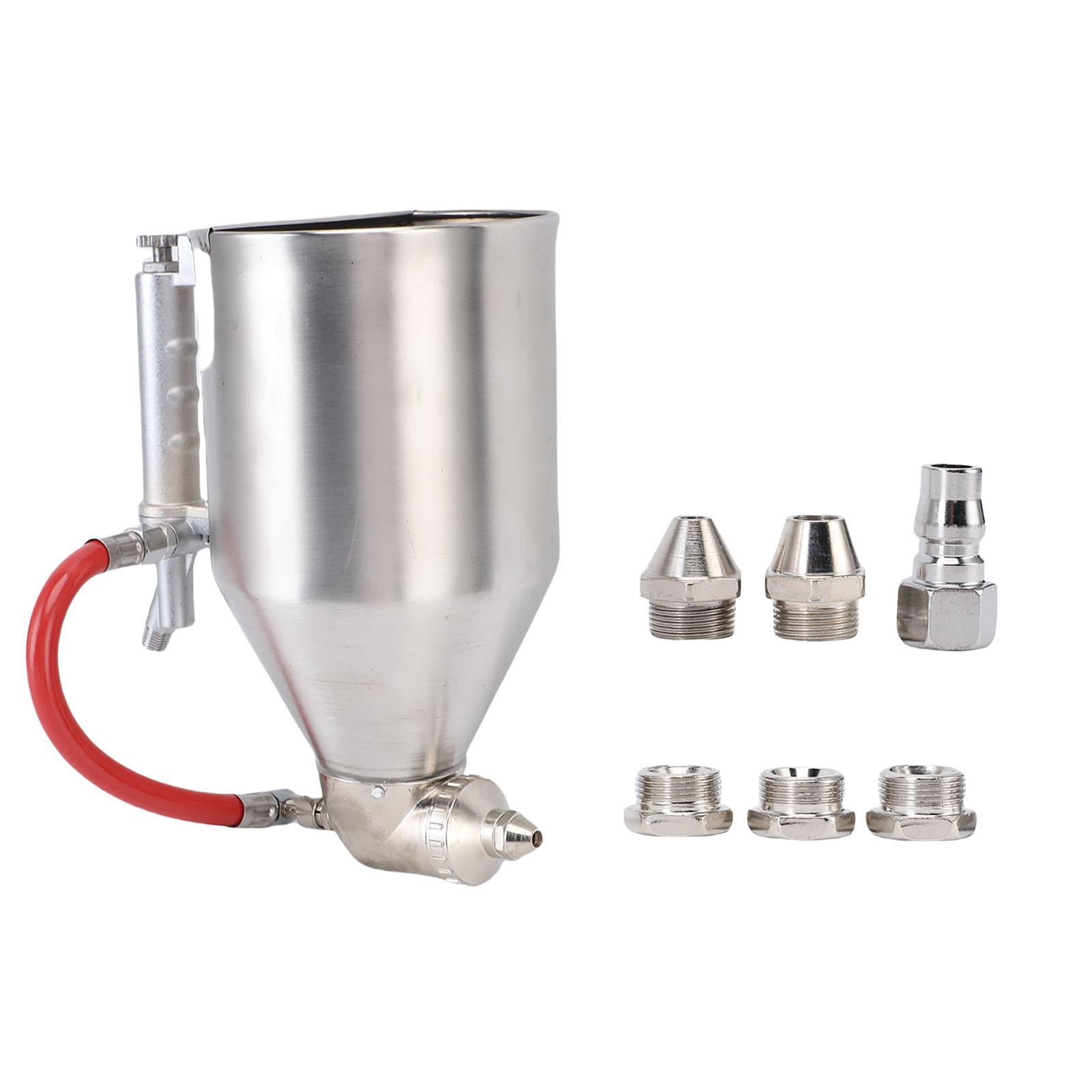 Cement Mortar Sprayer Stainless Steel Air Spray Gun for Exterior Wall Painting 1/4 Inch Inlet Pneumatic Cement Sprayer
Cement Mortar Sprayer Stainless Steel Air Spray Gun for Exterior Wall Painting 1/4 Inch Inlet Pneumatic Cement Sprayer