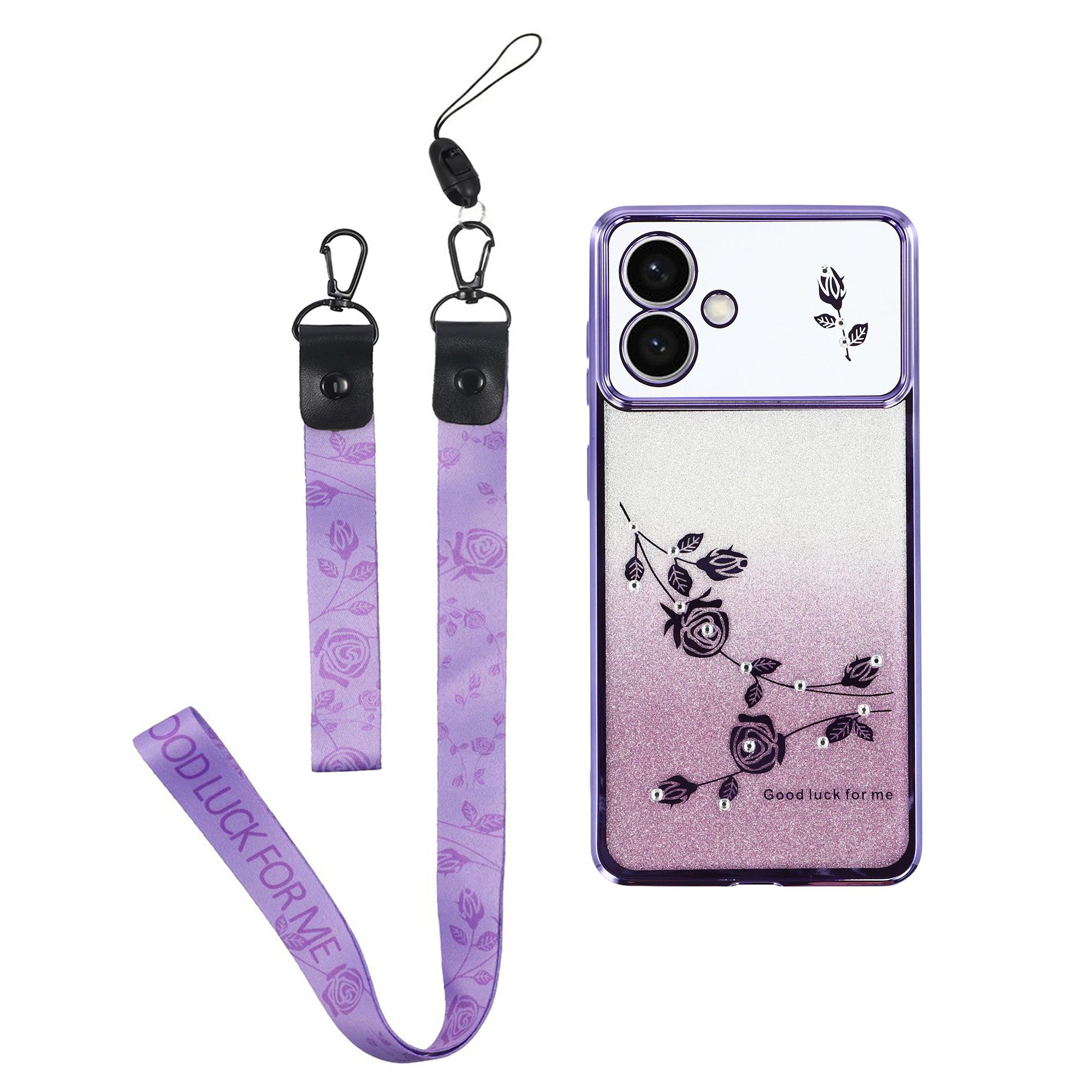 KADEM For Samsung Galaxy S26 Edge Case Flower Pattern TPU Gradient Phone Cover with Lanyards
KADEM For Samsung Galaxy S26 Edge Case Flower Pattern TPU Gradient Phone Cover with Lanyards