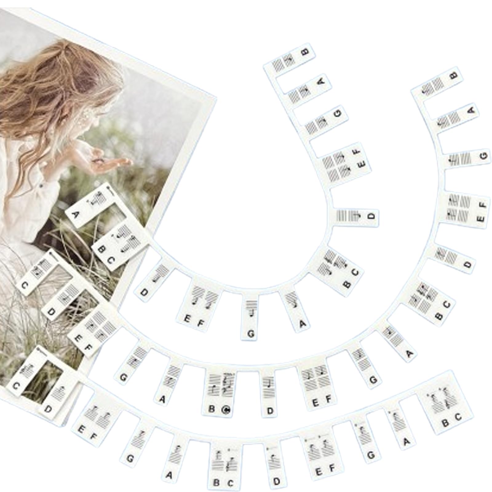 Neutral Zenith Do-Re-Mi Musical Note Stickers, Silicone Piano Stickers for Beginners, Keyboard, Melodica, and Piano Lessons (88 Keys, White)
Neutral Zenith Do-Re-Mi Musical Note Stickers, Silicone Piano Stickers for Beginners, Keyboard, Melodica, and Piano Lessons (88 Keys, White)