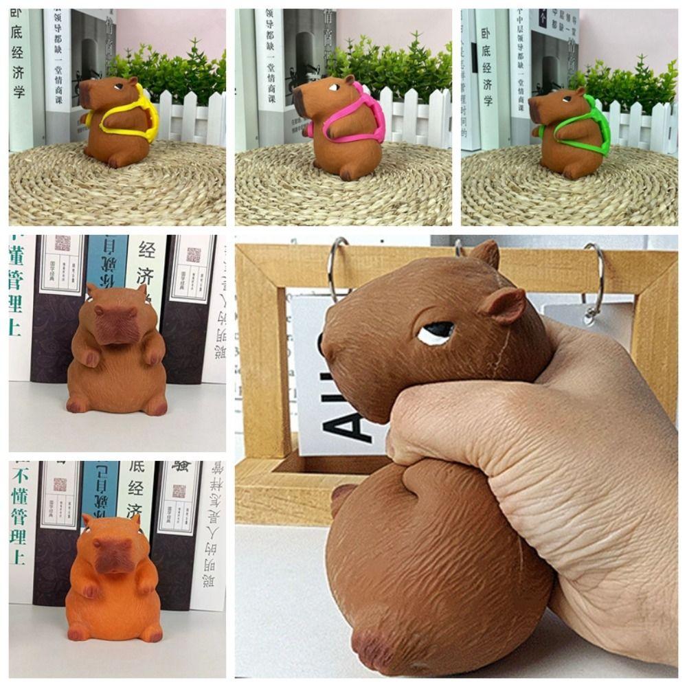 Мультяшная игрушка-животное Капибара с медленным отскоком Мягкая симуляция Капибара Украшение Детская игра коричневый
Мультяшная игрушка-животное Капибара с медленным отскоком Мягкая симуляция Капибара Украшение Детская игра коричневый