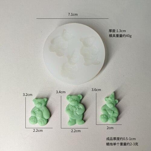 Силиконовая форма для медведя, форма для помадки, инструменты для украшения торта, день рождения, свадьба, торт, конфеты, формы для мастики, кухонные аксессуары
Силиконовая форма для медведя, форма для помадки, инструменты для украшения торта, день рождения, свадьба, торт, конфеты, формы для мастики, кухонные аксессуары