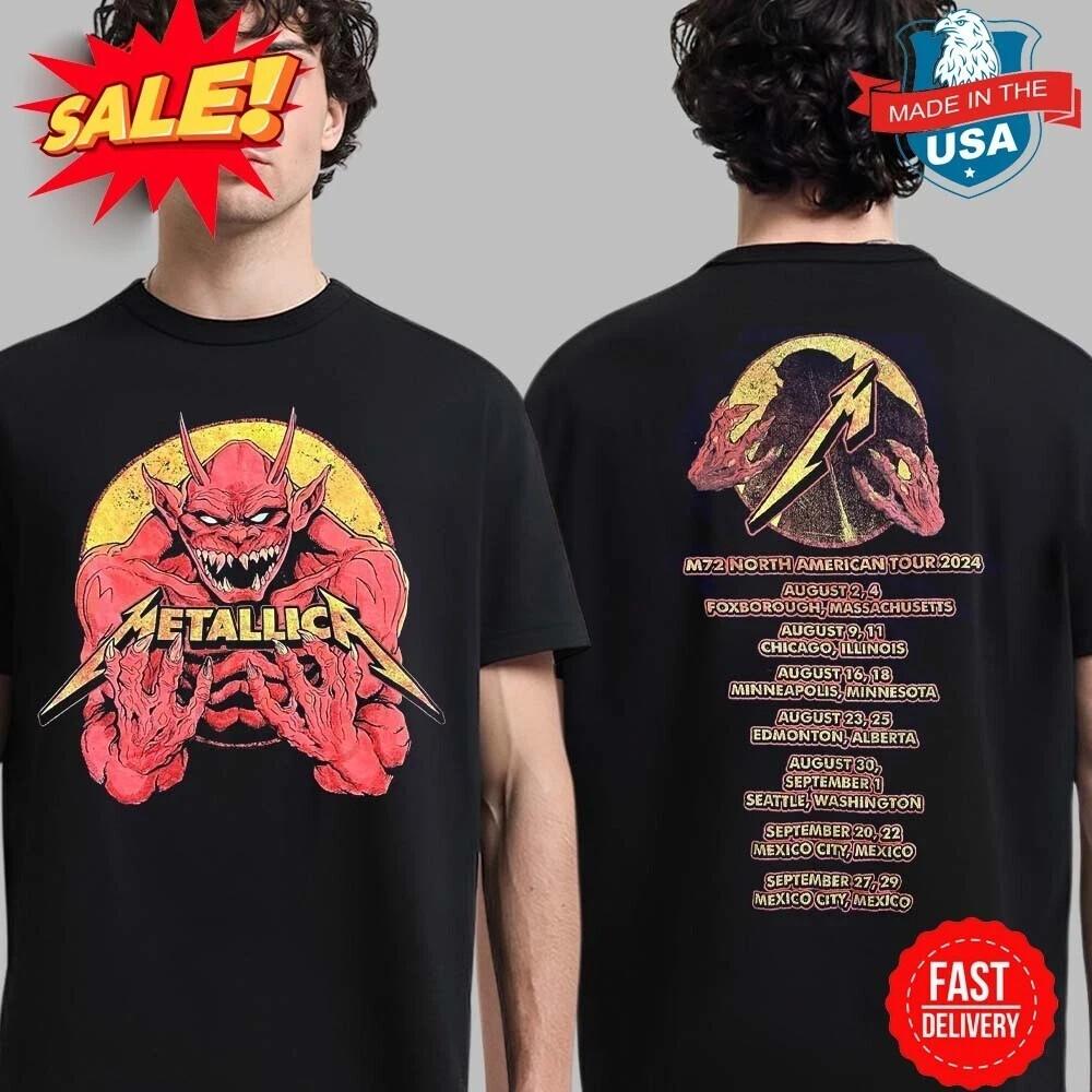 Metallica M72 Tour 2025 – World Dates Tee S-4XL Gift for Fans Unisex T-Shirt XXXXL
Metallica M72 Tour 2025 – World Dates Tee S-4XL Gift for Fans Unisex T-Shirt XXXXL