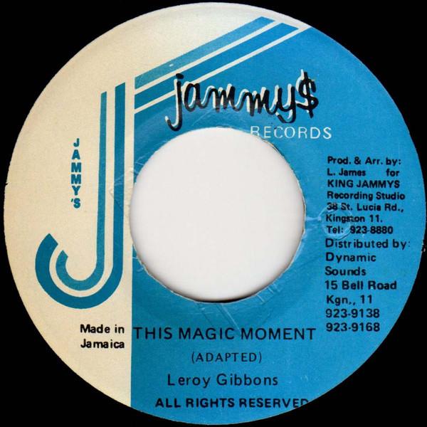 7inch Record LEROY GIBBONS This Magic Moment NONE Jammys Records Jamaica Reggae Ska Dub Used
7inch Record LEROY GIBBONS This Magic Moment NONE Jammys Records Jamaica Reggae Ska Dub Used