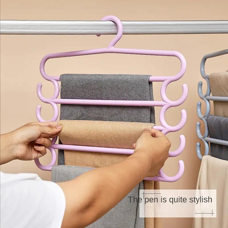 1pcs Pants Rack Multifunctional Household Saving Space Multi Layer Trousers Hanger Pants Closet Color Clothes Peg 5 Layers зелений
1pcs Pants Rack Multifunctional Household Saving Space Multi Layer Trousers Hanger Pants Closet Color Clothes Peg 5 Layers зелений