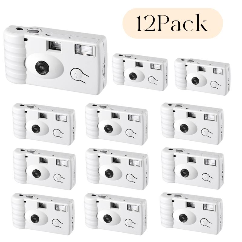 12Pack Disposable Camera Wedding Film Camera Single Use Camera Bulk with Flash for Wedding Birthday Party Baby Shower 17 Photos
12Pack Disposable Camera Wedding Film Camera Single Use Camera Bulk with Flash for Wedding Birthday Party Baby Shower 17 Photos