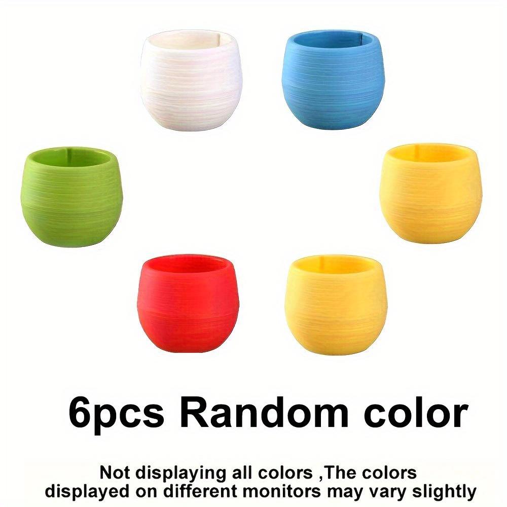 6Pcs 2.76Inch Mini Plastic Succulent Pots, Seed Starter Planters with Drainage, Free Assembly Small Cute ZSY
6Pcs 2.76Inch Mini Plastic Succulent Pots, Seed Starter Planters with Drainage, Free Assembly Small Cute ZSY