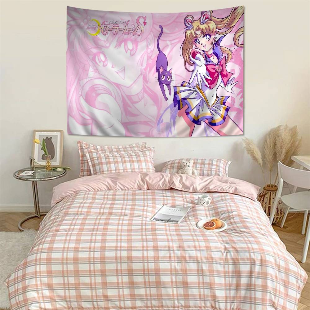 SSailores Cute Girl Moon Colorful Tapestry Wall Hanging Hanging Tarot Hippie Wall Rugs Dorm Wall Art Decor 74x94cm(29x37in)
SSailores Cute Girl Moon Colorful Tapestry Wall Hanging Hanging Tarot Hippie Wall Rugs Dorm Wall Art Decor 74x94cm(29x37in)