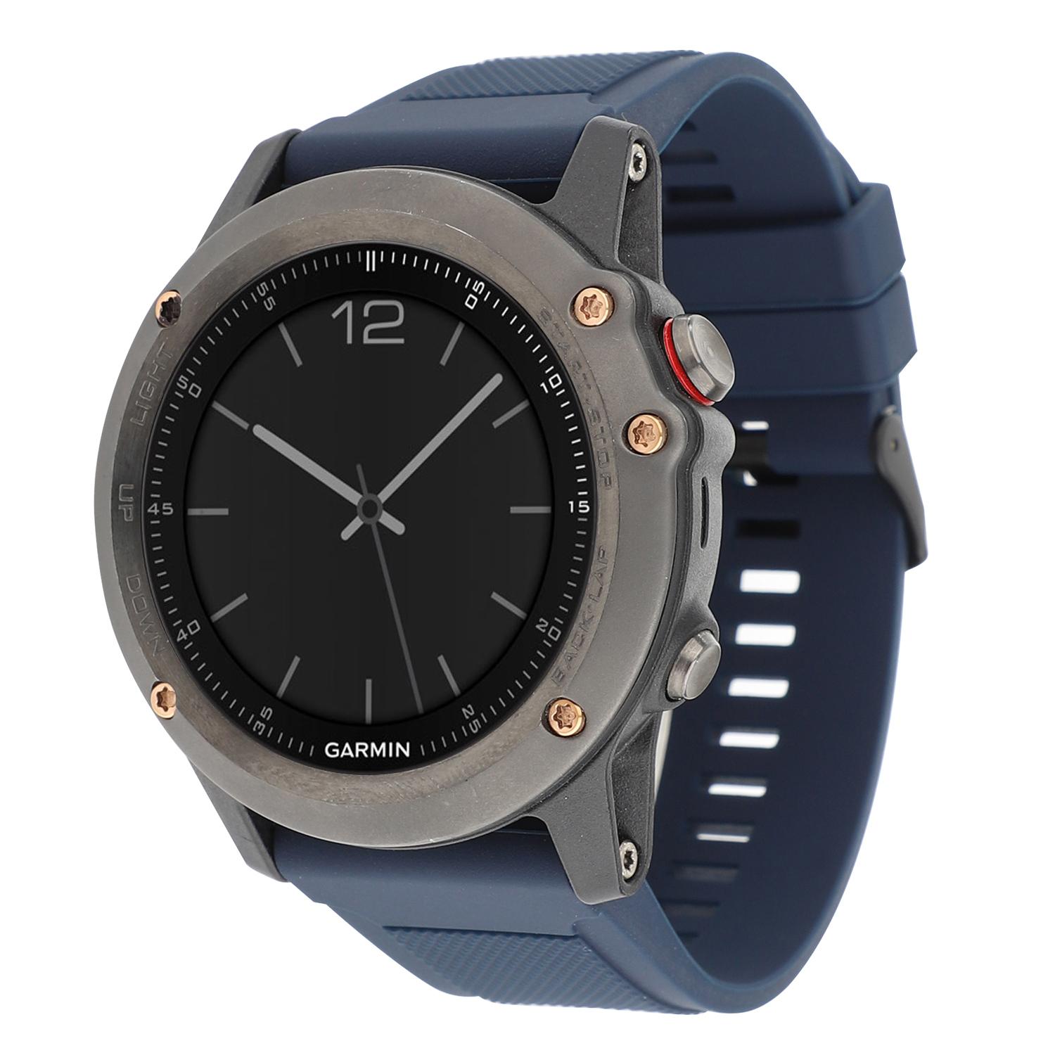 22mm Soft Textured Silicone Watch Band Wrist Bracelet for Garmin Fenix 5/5 Plus with Black Buckle Dark Blue
22mm Soft Textured Silicone Watch Band Wrist Bracelet for Garmin Fenix 5/5 Plus with Black Buckle Dark Blue