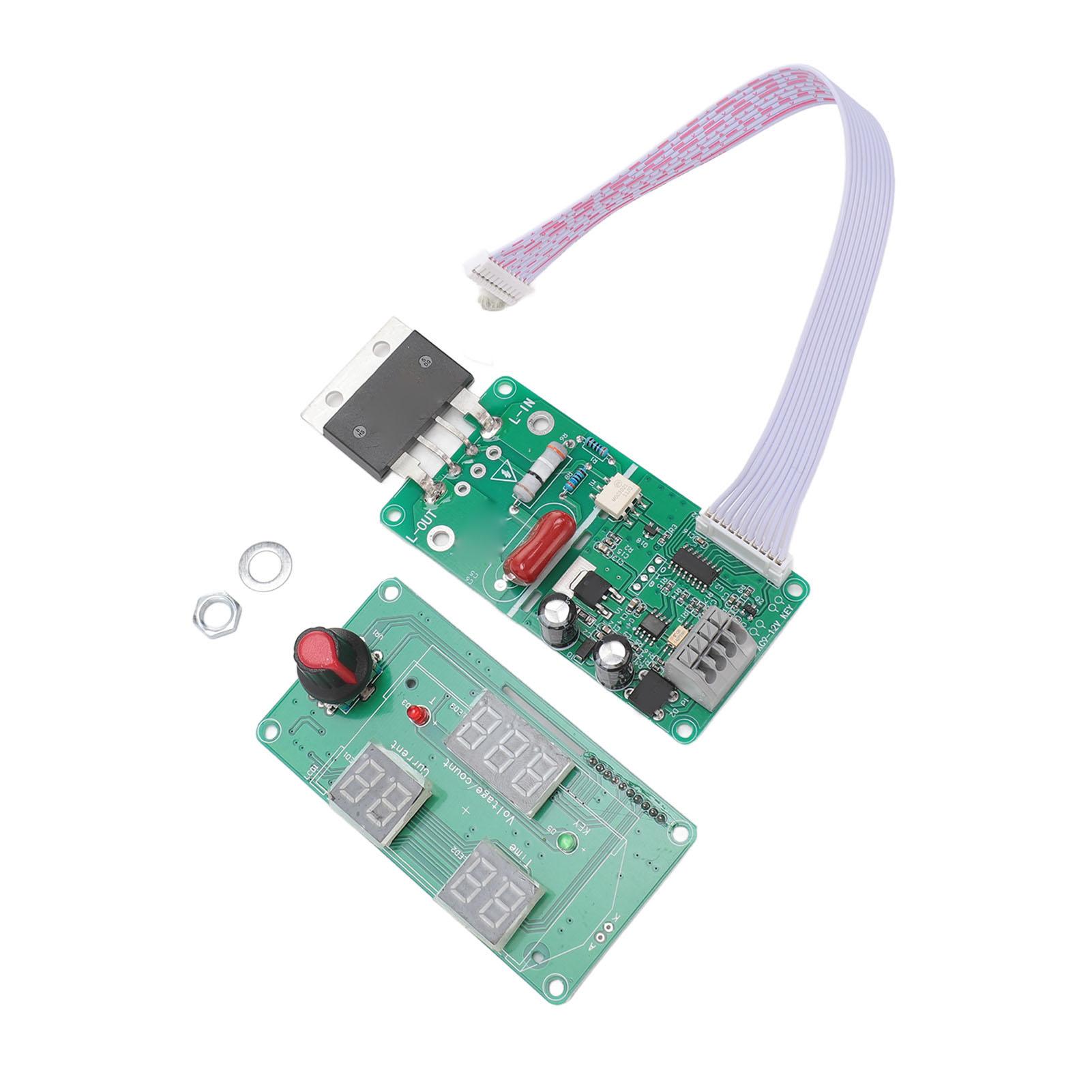 Плата керування акумулятором точкового зварювального апарату 9-12 В з цифровим дисплеєм від 0 до 999, підрахунок одиничних імпульсів
Плата керування акумулятором точкового зварювального апарату 9-12 В з цифровим дисплеєм від 0 до 999, підрахунок одиничних імпульсів