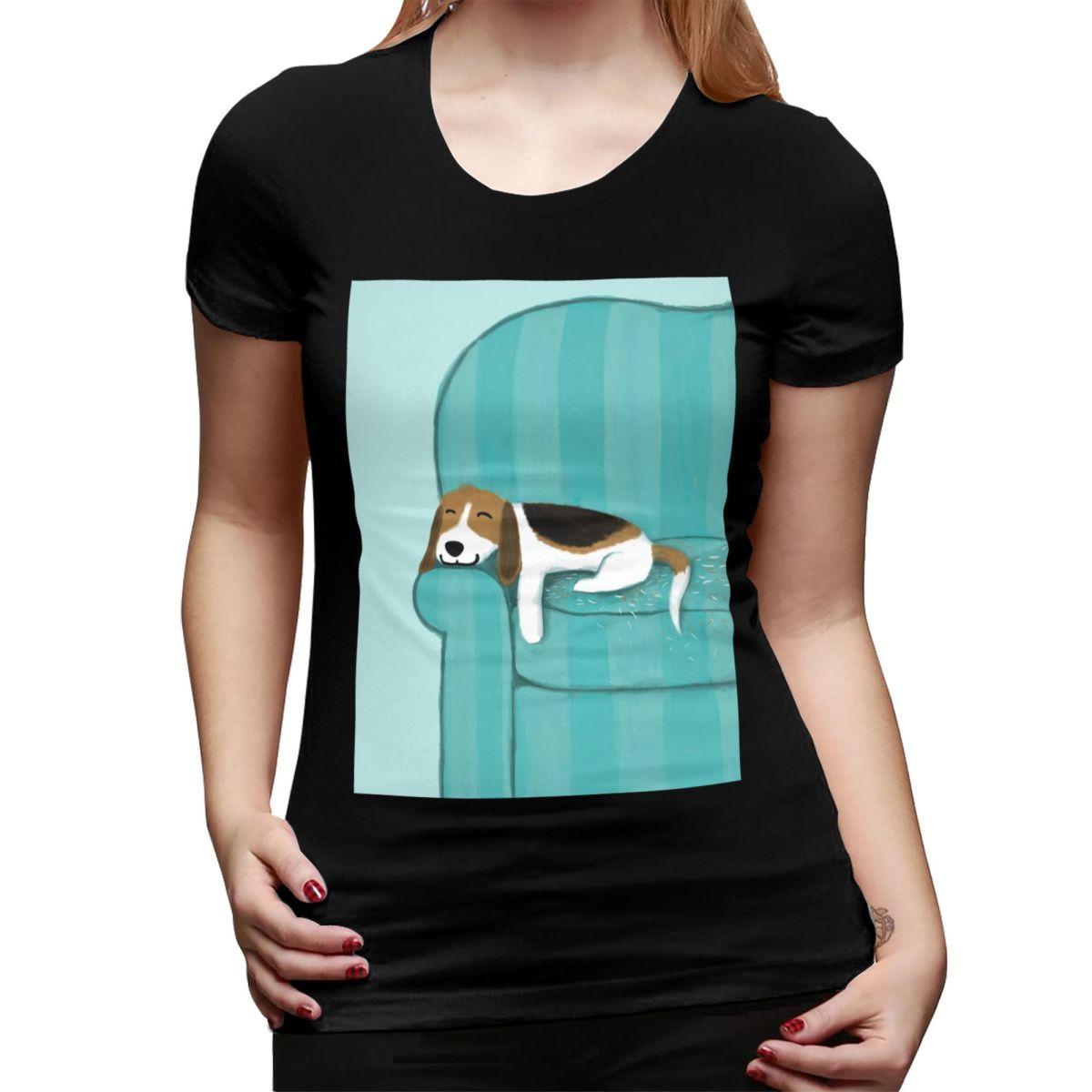 Happy Couch Dog Cute Beagle Throw TShirt for Women ONeck Streetwear T Shirts Womens Tees Short Summer Clothes Tops 4XL
Happy Couch Dog Cute Beagle Throw TShirt for Women ONeck Streetwear T Shirts Womens Tees Short Summer Clothes Tops 4XL