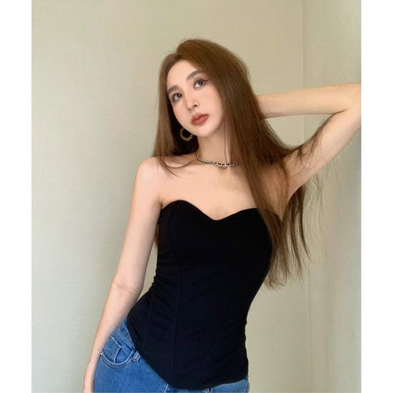 Plus Size Black Strapless Camisole with Fishbone Waist and Irregular Hem for Women L (recommended for 100-120 jin) чорний
Plus Size Black Strapless Camisole with Fishbone Waist and Irregular Hem for Women L (recommended for 100-120 jin) чорний