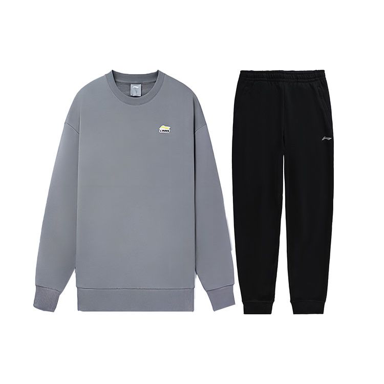 Li-Ning Однотонный свободный джемпер с круглым вырезом и флисовые штаны для бега, спортивный комплект для мужчин, серый, черный AWDR575-9+AKLSC99-1 3XL
Li-Ning Однотонный свободный джемпер с круглым вырезом и флисовые штаны для бега, спортивный комплект для мужчин, серый, черный AWDR575-9+AKLSC99-1 3XL