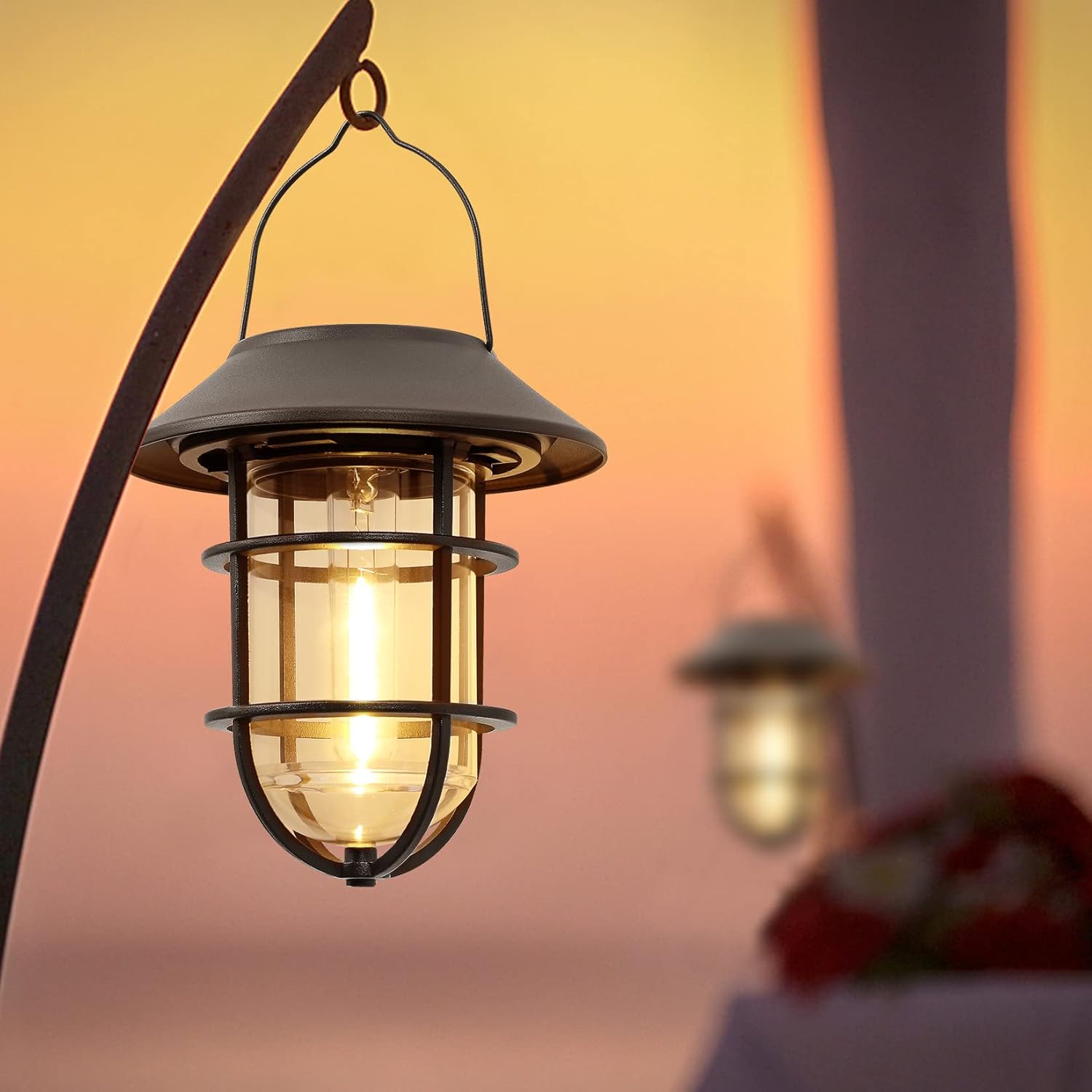 Solar Outdoor Lights, Hanging Lantern with Wall Mount Kit, Waterproof for Garden Patio Fence Decor 2 Pack чорний
Solar Outdoor Lights, Hanging Lantern with Wall Mount Kit, Waterproof for Garden Patio Fence Decor 2 Pack чорний
